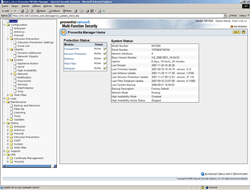 Obr. 1: Webové administrační rozhraní je Java applet
