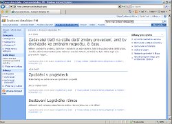 Obr. 4: Znalostní databáze jako Wikiweb